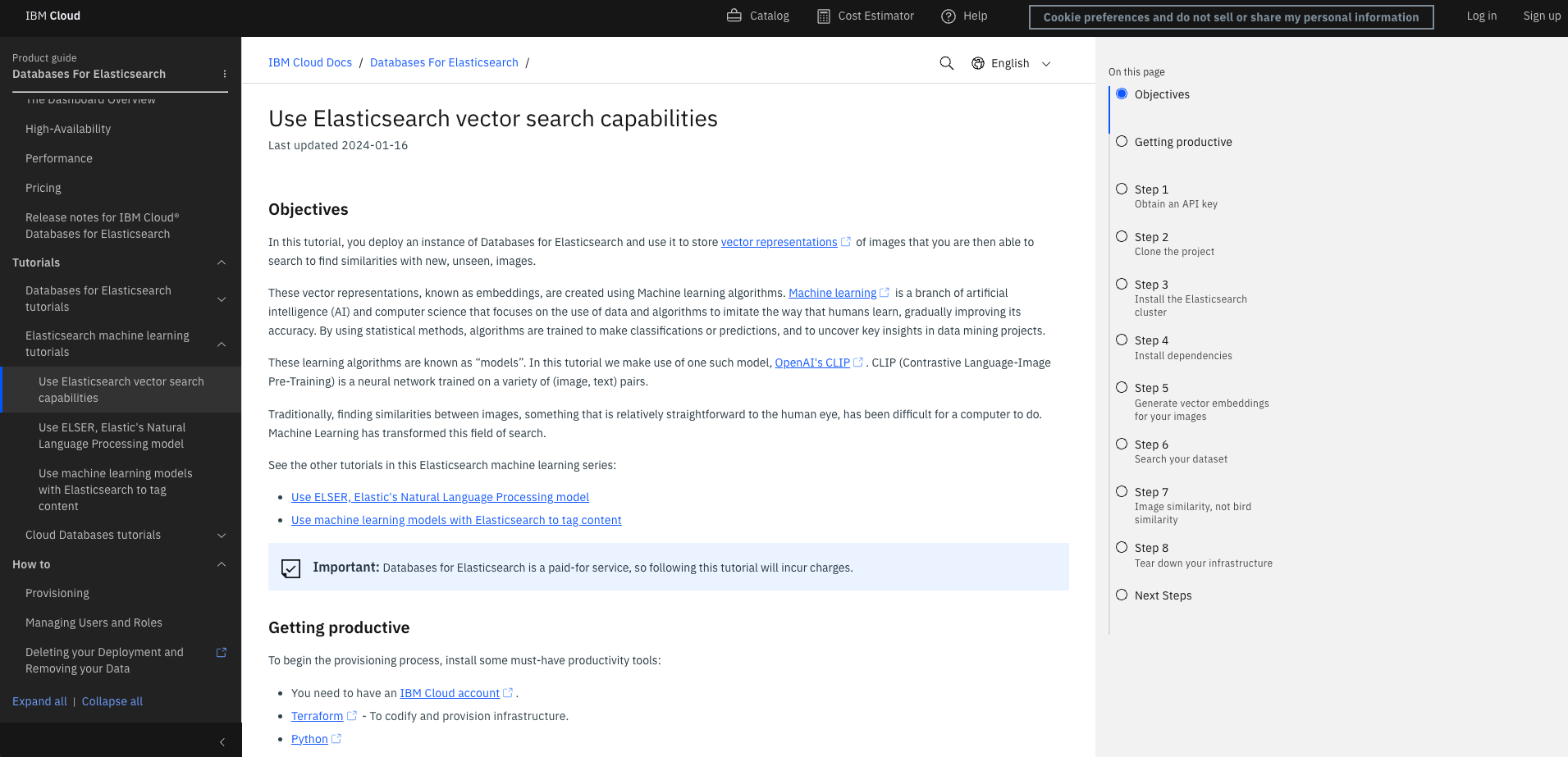 Elasticsearch Vector Search Tutorial